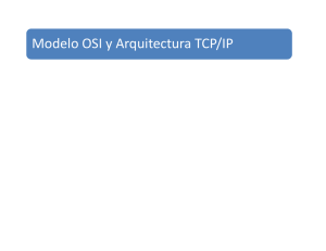 Modelo OSI y Arquitectura TCP/IP