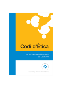 Codi d`ètica - Col·legi Oficial d`Infermeres i Infermers de Tarragona