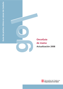 OncoGuía de mama: actualización de 2008