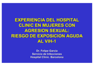 experiencia del hospital clinic en mujeres con agresion sexual