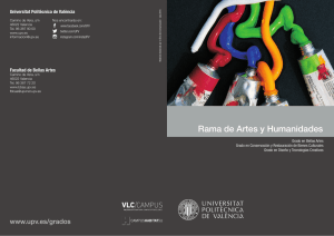 Rama de Artes y Humanidades - UPV Universitat Politècnica de