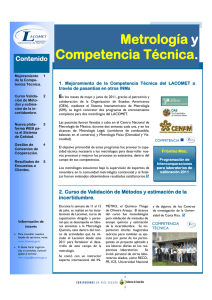 Metrología y Competencia Técnica.