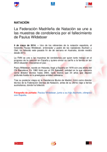La Federación Madrileña de Natación se une a las muestras de
