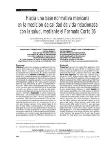 Hacia una base normativa mexicana en la medición de calidad de