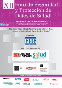 XII Foro de Seguridad y Protección de Datos de Salud