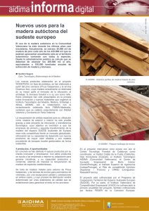 Nuevos usos para la madera autóctona del sudeste europeo