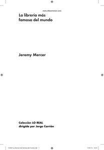 La librería más famosa del mundo Jeremy Mercer