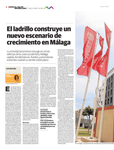El ladrillo construye un nuevo escenario de crecimiento en Málaga