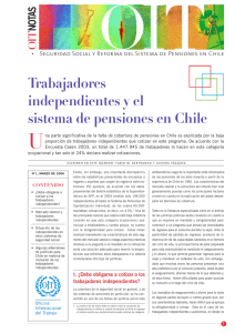 Trabajadores independientes y el sistema de pensiones en Chile