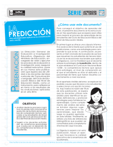 predicción - Ministerio de Educación