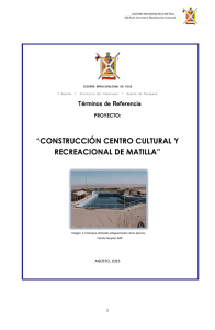 construcción centro cultural y recreacional de matilla