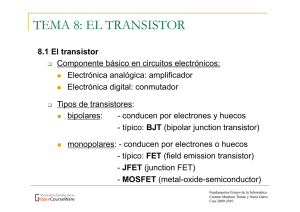 tema 8: el transistor - OCW-UV
