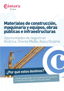 Materiales de construcción, maquinaria y