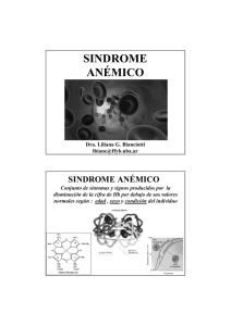 SINDROME ANÉMICO