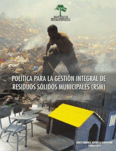Politica para la Gestión de Residuos Sólidos Municipales