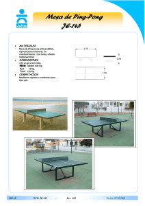 Mesa de Ping-Pong JE-145