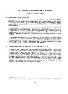 Modelos de dispersión en la atmosfera, 1991