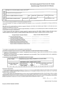 Sol-Iicítud pagament fraccionat de tribute Solicitud pago fraccionado