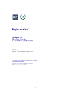 Reglas de Golf 2012