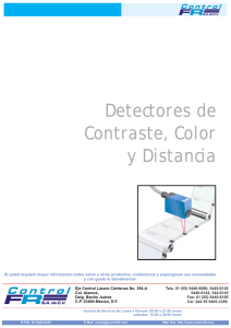 Detectores de Contraste, Color y Distancia