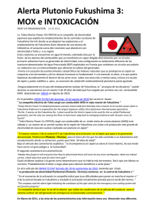 Alerta Plutonio Fukushima 3: MOX e INTOXICACIÓN - Next-up