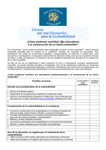 ¿Cómo podemos contribuir los educadores, profesionalmente