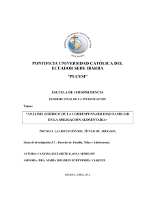 anã lisis jurã dico de la corresponsabilidad familiar en la obligaciã“n