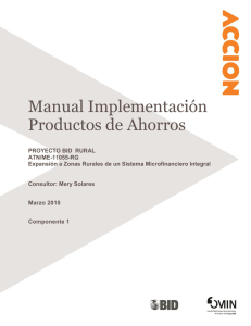 Manual Implementación Productos de Ahorros