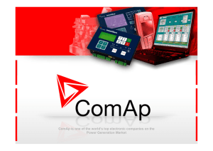 ComAp is one of the world`s top electronic companies on the Power