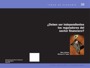 Deben ser independientes los reguladores del sector financiero?