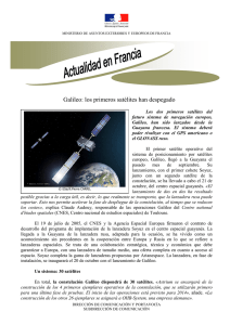 Galileo: los primeros satélites han despegado