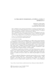 el parlamento demediado. ¿controla, legisla y representa