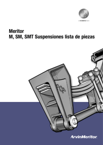 Meritor M, SM, SMT Suspensiones lista de piezas