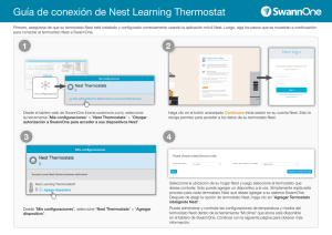 Guía de conexión de Nest Learning Thermostat