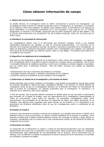 C&oacute;mo obtener informaci&oacute;n de campo