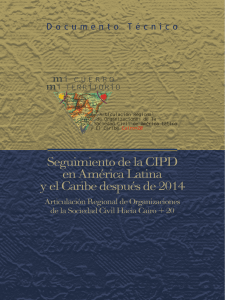 Seguimiento de la CIPD en América Latina y el Caribe después de
