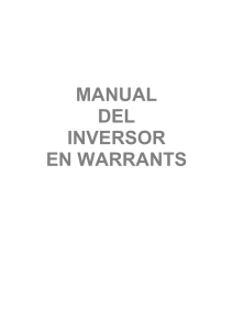 Manual del inversor en warrants