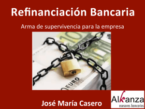 Refinanciación Bancaria