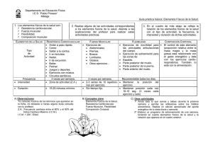 Guía práctica básica: Elementos Físicos de la Salud. Departamento