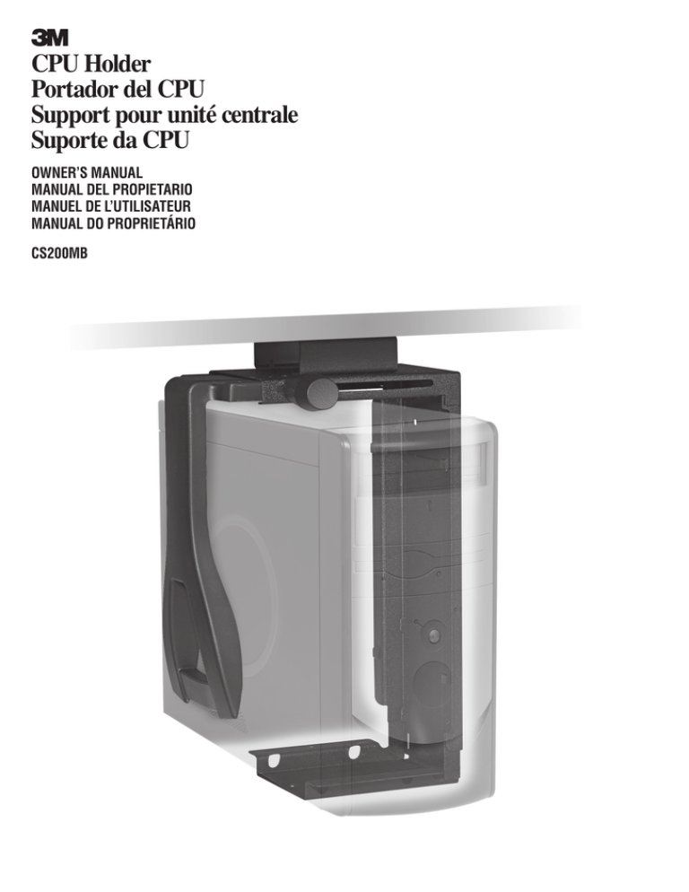 CPU Holder Portador del CPU Support pour unité centrale