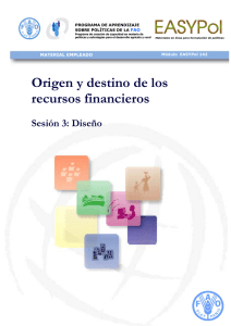 Origen y destino de los recursos financieros Sesión 3