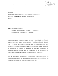 Señores I - Instituto Colombiano de Derecho Procesal