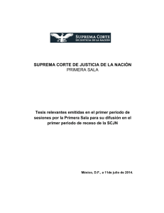 Tesis relevantes 2014 - Poder Judicial de Estado de Aguascalientes