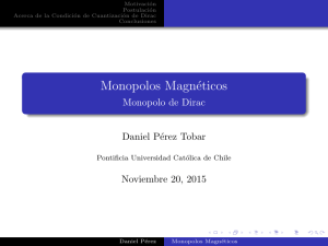 Monopolos Magnéticos - Monopolo de Dirac