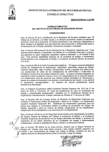 Page 1 # INSTITUTO ECUATORIANO DE SEGURIDAD SOCIAL "...ſº