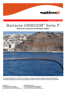 Barreras UNIBOOM Serie P