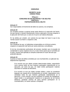 honduras decreto 144-83. código penal título v concurso de