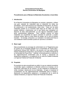 Universidad de Puerto Rico - Recinto Universitario de Mayagüez