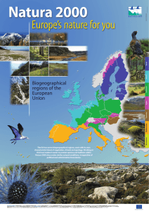 Biogeographical regions of the European Union