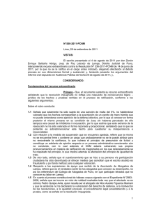 Resolución Nº 550-2011-PCNM Zenón Saldaña Recurso